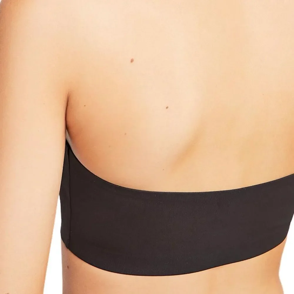 Free People Intimately Essential U Neck Halter in Black